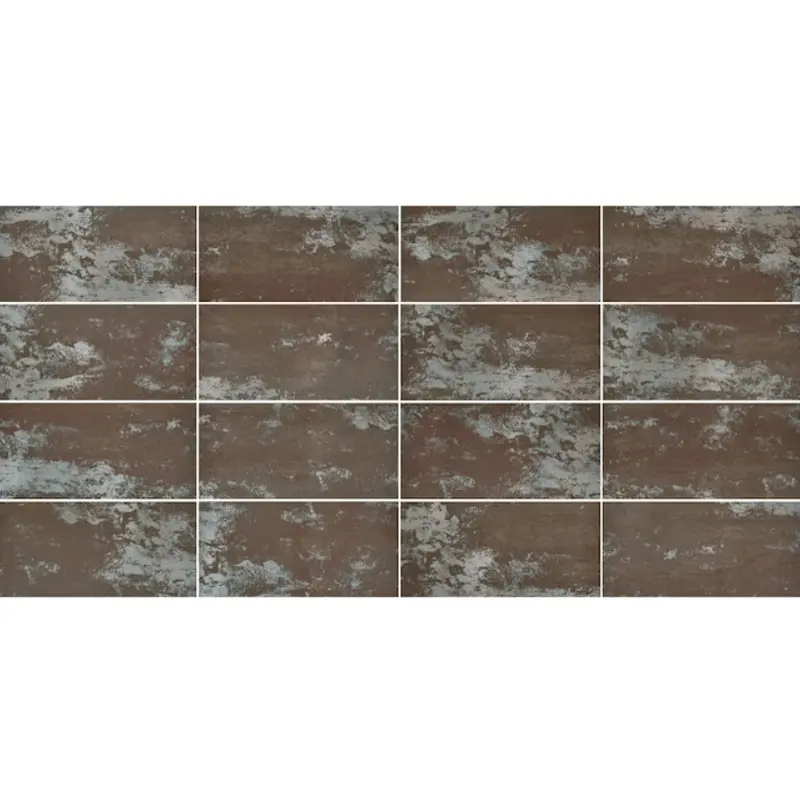 allen   roth Supernatural Iron Core 12-in x 24-in Metallic Porcelain Stone Look Floor and Wall Tile15.50 sq.ft./carton