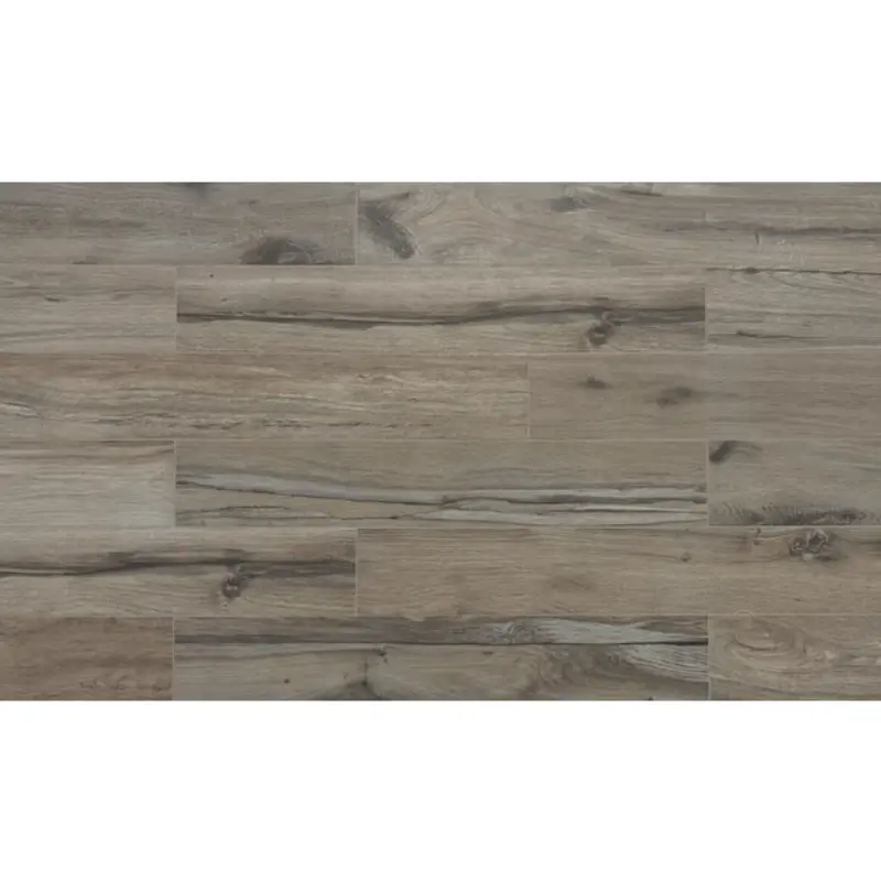 allen   roth Palo Santo 6-in x 36-in Glazed Porcelain Wood Look Floor and Wall Tile1.43 sq. ft./piece