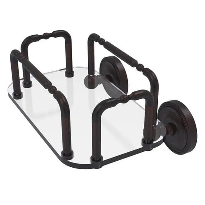Allied Brass Prestige Wall Mounted Guest Towel Holder in Venetian BronzeAntique Pewter