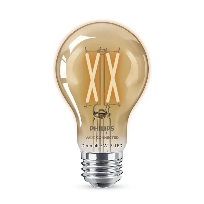 Amber A19 LED 40W Equivalent Dimmable Smart Wi-Fi Wiz Connected Wireless Light BulbSoft White / 0.3042348 / 4