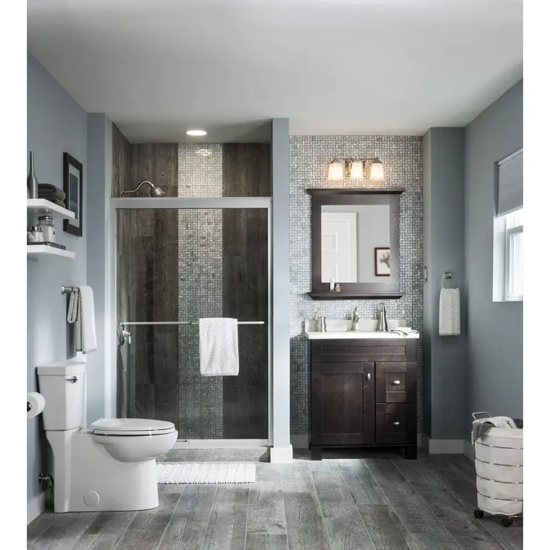 American Standard Clean White WaterSense Elongated Chair Height 2-Piece Toilet 12-in Rough-In Size (ADA Compliant)