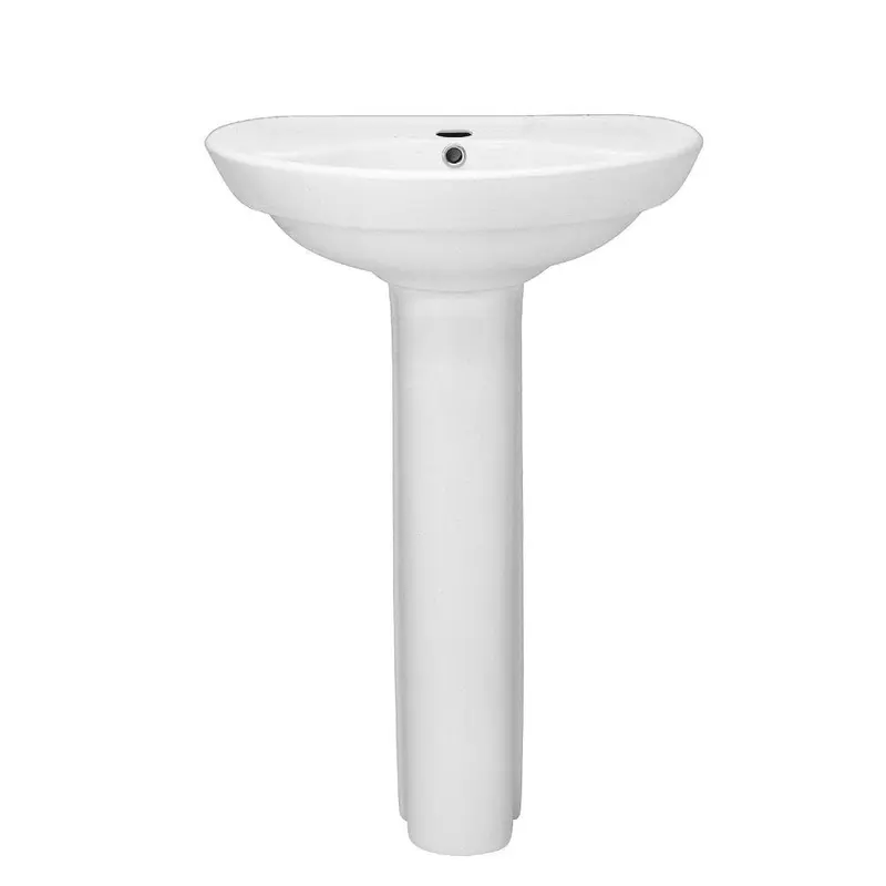 American Standard Ravenna Pedestal Combo Bathroom Sink with Center Hole Only in WhiteWhite / 81.00