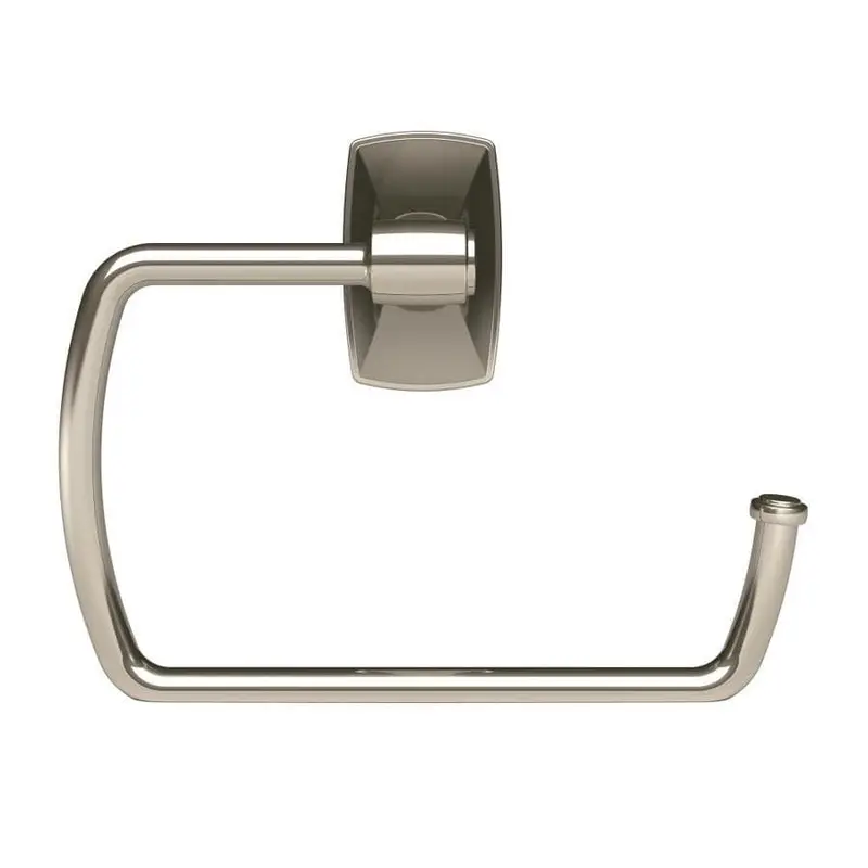 Amerock Clarendon Polished Nickel Wall Mount Towel Ring