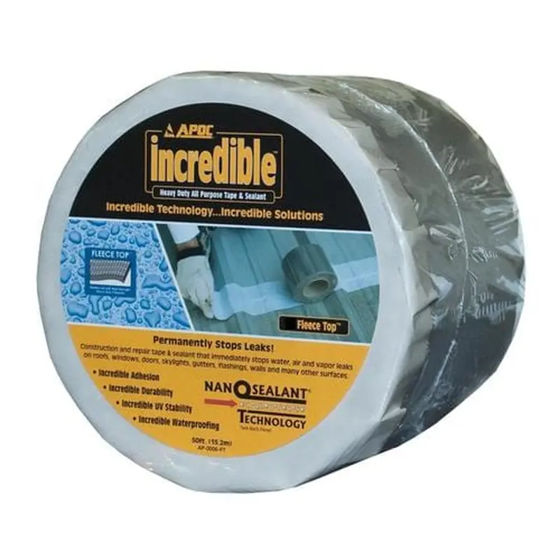 APOC Incredible Tape 0.3-ft W x 50-ft L 15-sq ft Fleece-Top Roll Roofing