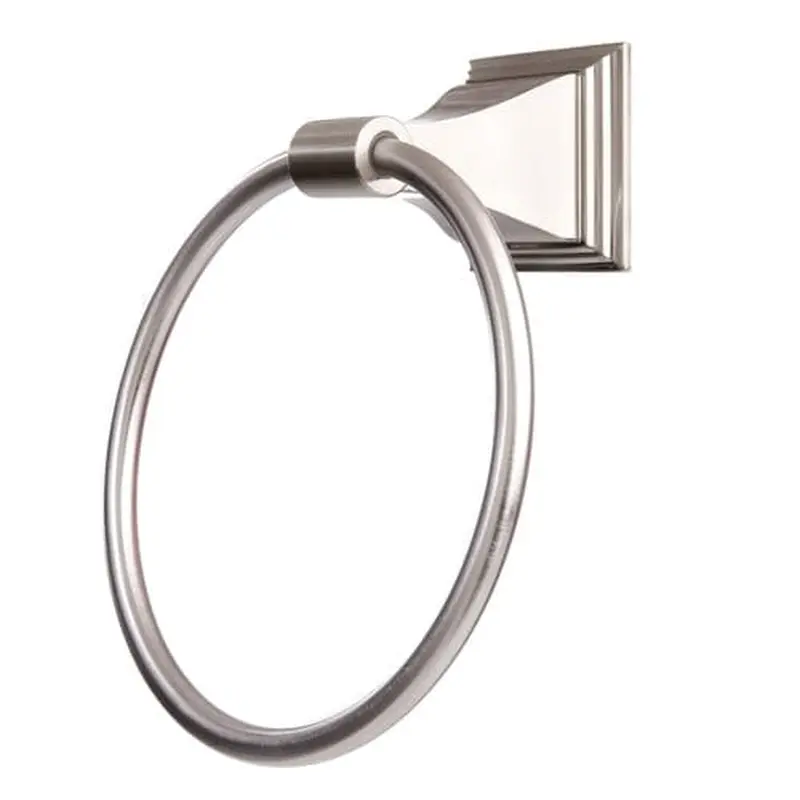 ARISTA Leonard Series Satin Nickel Wall Mount Towel Ring