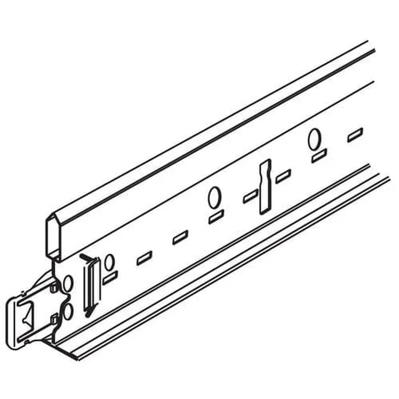 Armstrong Ceilings Prelude Plus LD Natural Aluminum 20-Pack 144-in Aluminum Ceiling Grid Main BeamWhite Aluminum