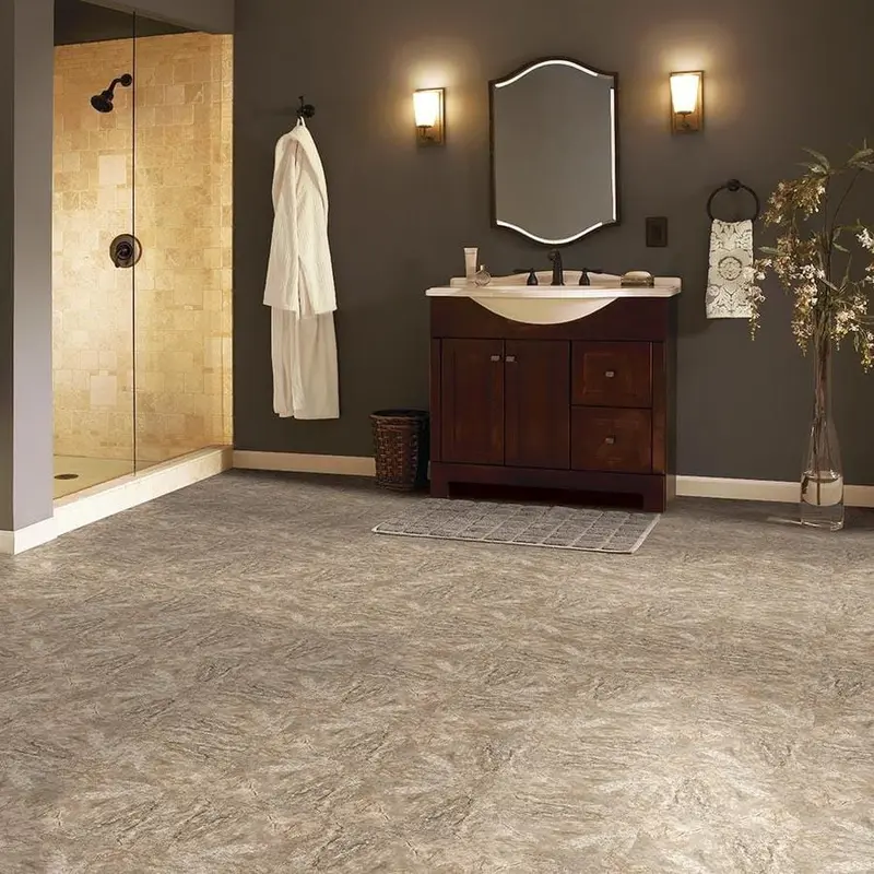 Armstrong Flooring 45-piece 12-in x 12-in Fawn Peel and Stick Vinyl Tilesq/ft