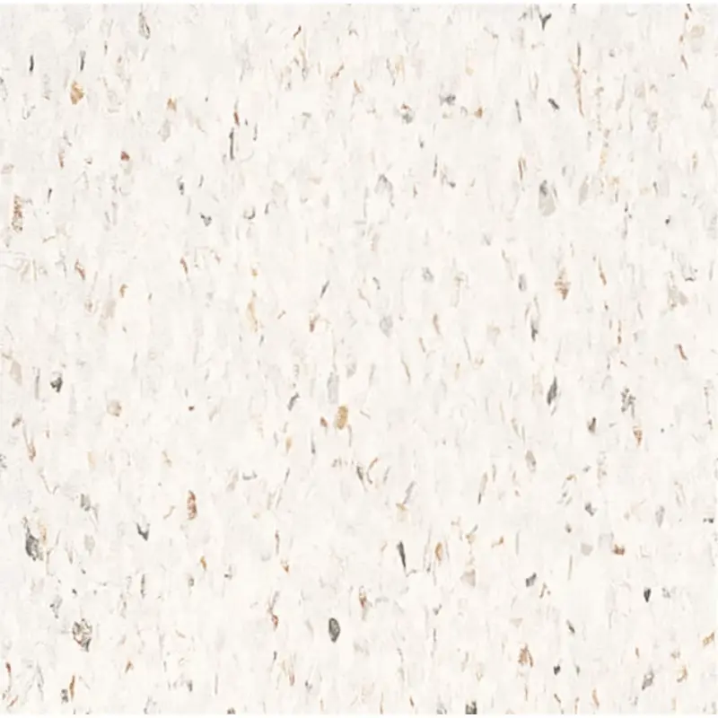 Armstrong Flooring (Sample) Imperial Texture Jubilee White Water Resistant Speckle Glue (Adhesive) VCT Tile