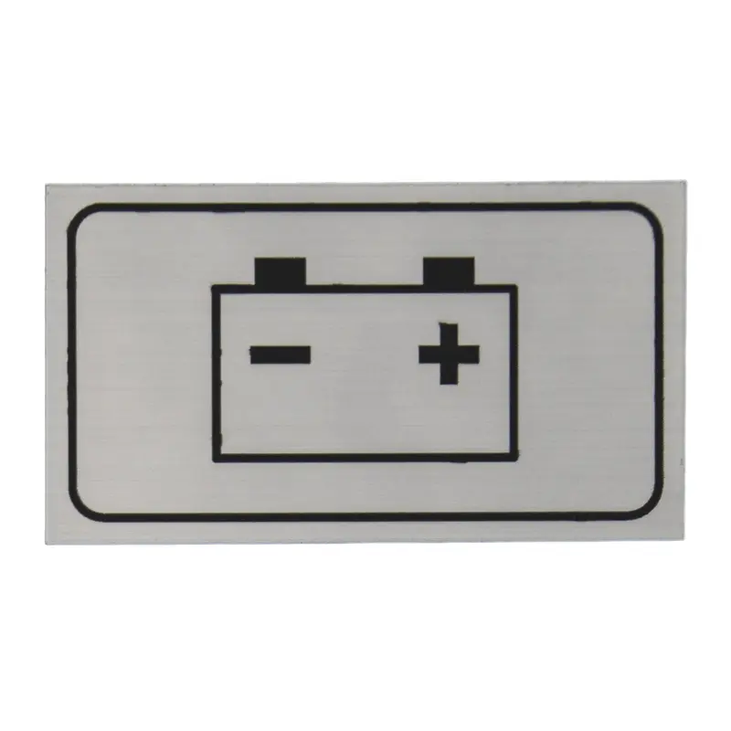 12V Aux Power Hook-up Decal