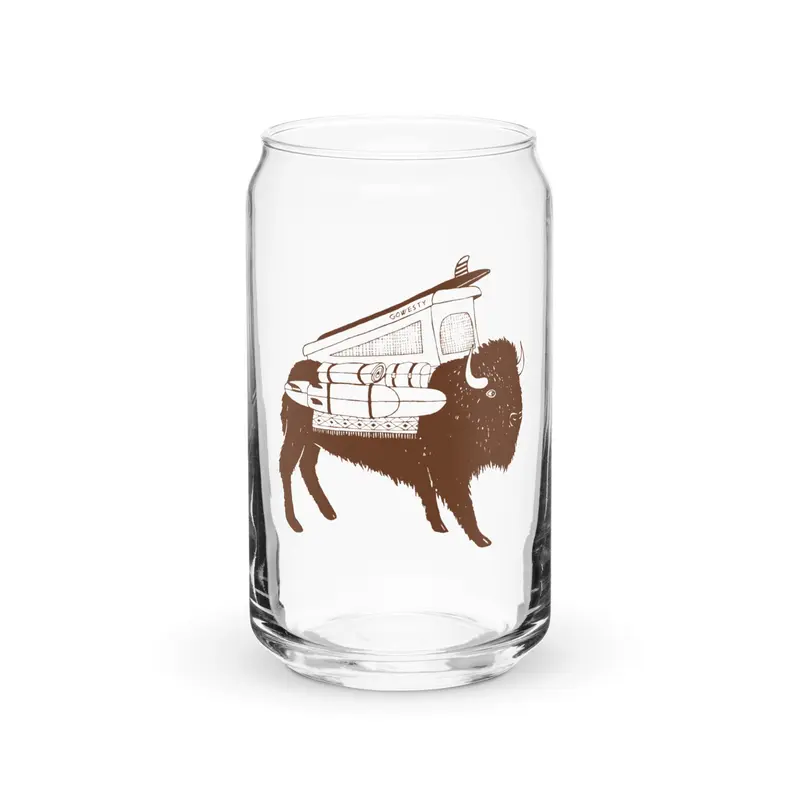 Buffalo Roam Pint Glass16 oz