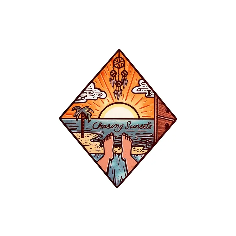 Chasing Sunsets Sticker