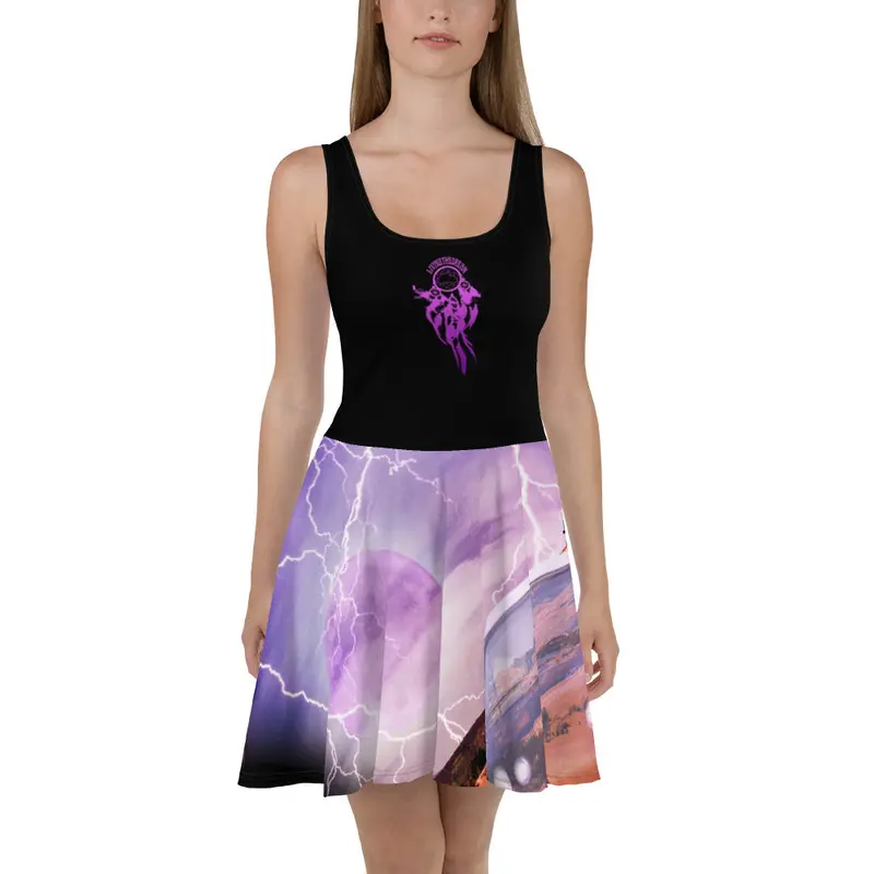 Epic Wolf Van Skater DressXS