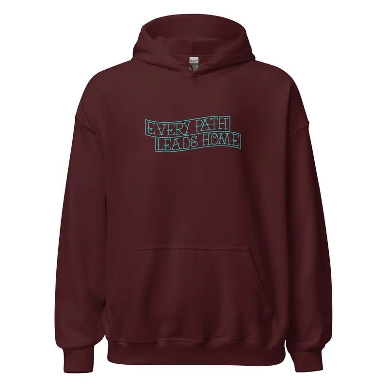 Every Path Leads Home Unisex HoodieBlack / S