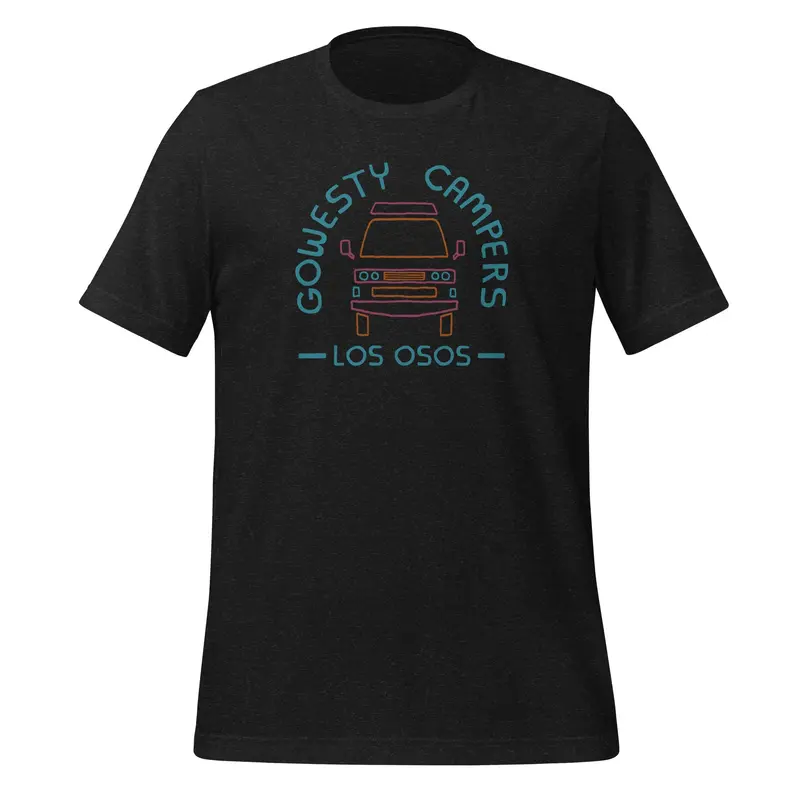 GoWesty Campers "Friendly Face" T-ShirtOxblood Black / S