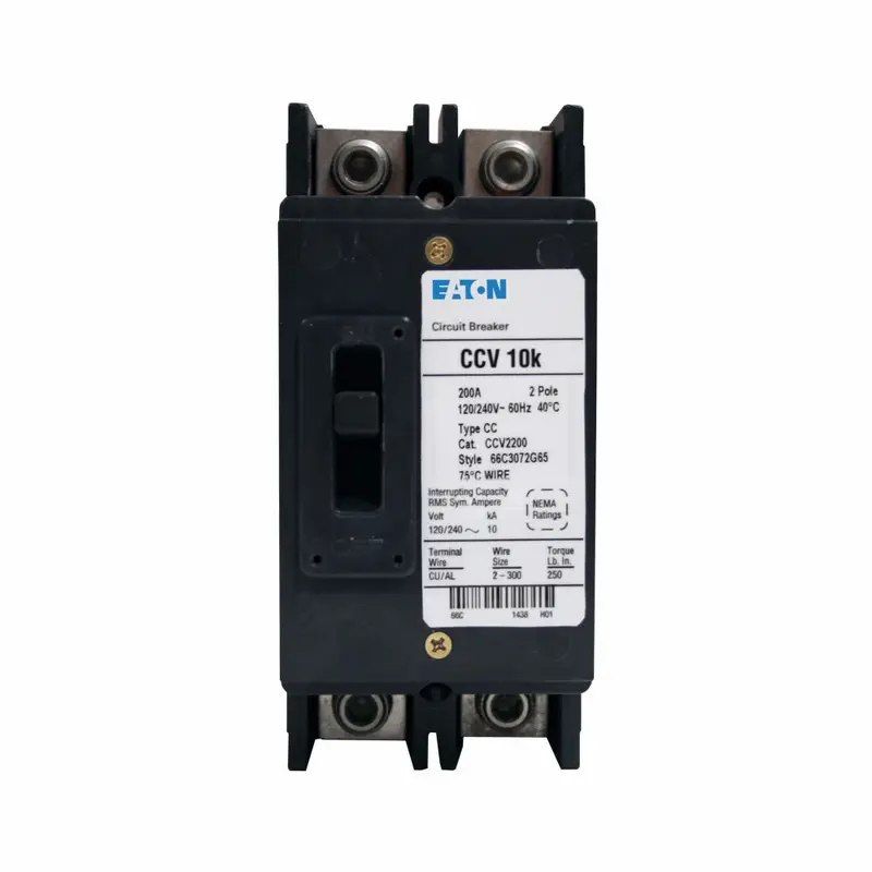 Eaton CCV2200 Type CCV Tenant Main Circuit Breaker 200 A200 A