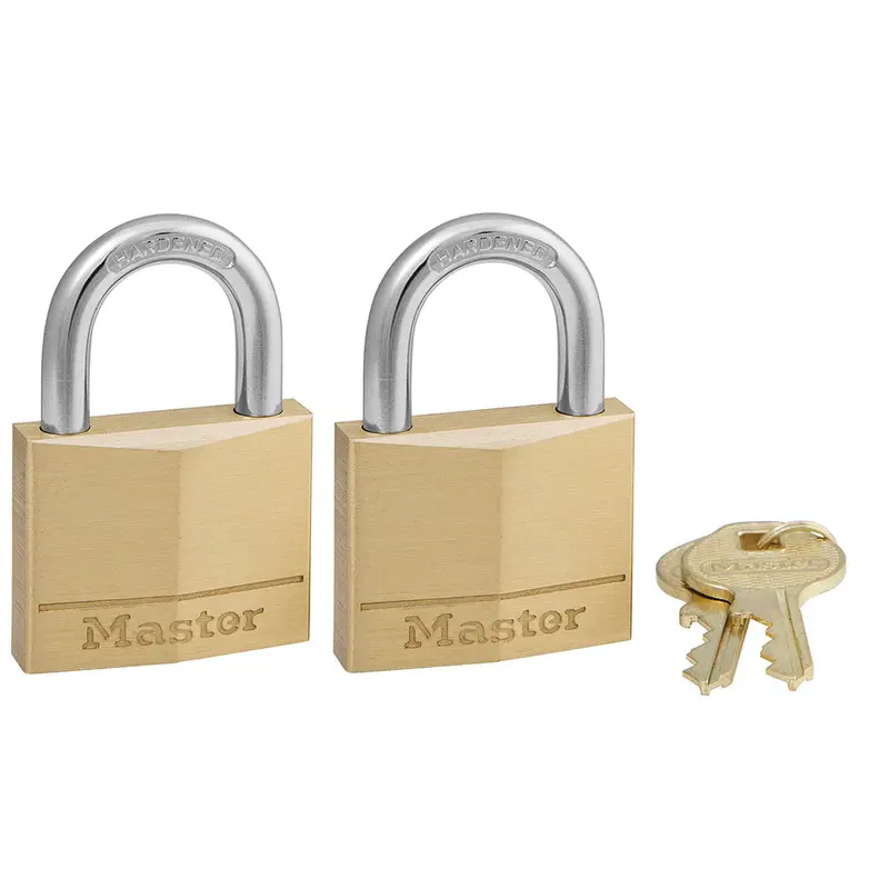 MASTER LOCK 140T SOLID BODY PADLOCK2 Count 2 Pack