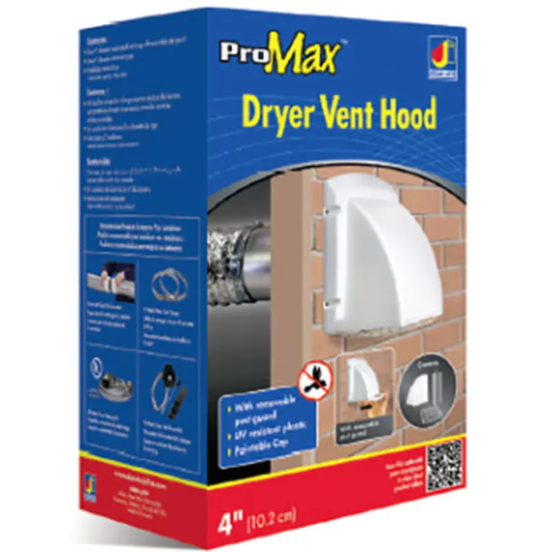 PRO VENT LOUV 4 IN BK