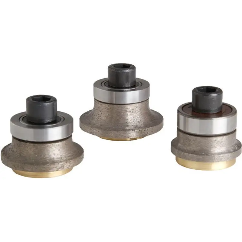APEXX Continuous-Rim Router Bits Shape A (Eased Edge) Brass-Core Router BitsA20-1/8" - Pos.1 (R=3.2mm)