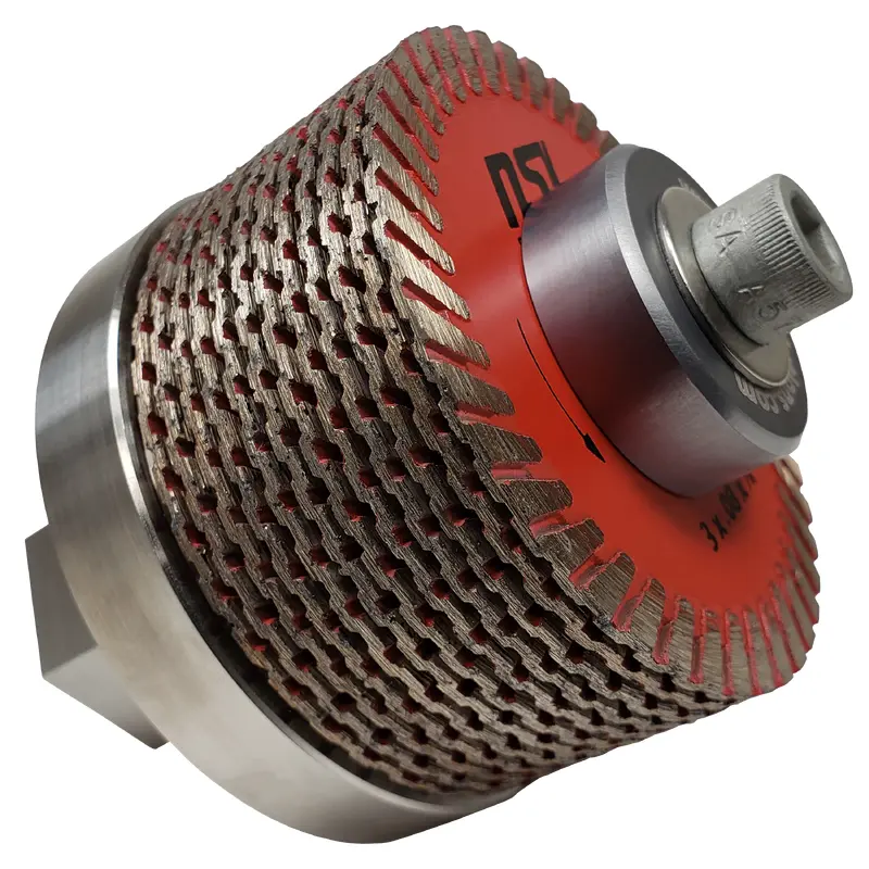 NSI Solutions Rapid Z-Cut - Drum Wheel and Parts for Extremely Fast Material RemovalRapid Z-Cut with Top Bearing