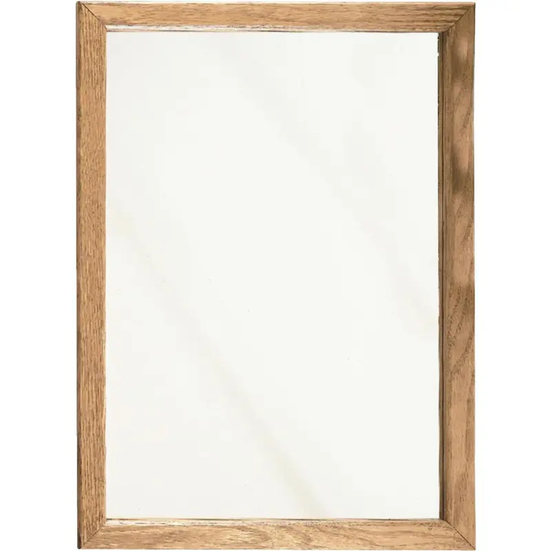 Zenith Oak 16 In. W x 22 In. H x 4-1/2 In. D Single Mirror Surface/Recess Mount Framed Medicine Cabinet