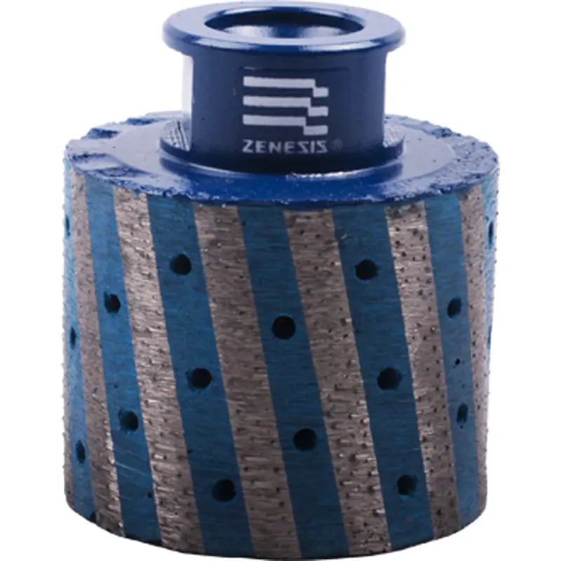 Zenesis Zero Tolerance Wheels - Milling Feature Resin-Filled Metal Segments for Fast Grinding2" x 1-5/8"