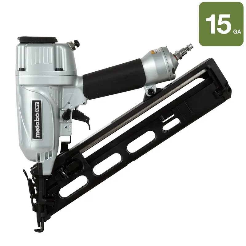 metabo HPT NT65MA4M 2-1/2 Inch 15 Gauge Angled Finish Nailer with Air Duster