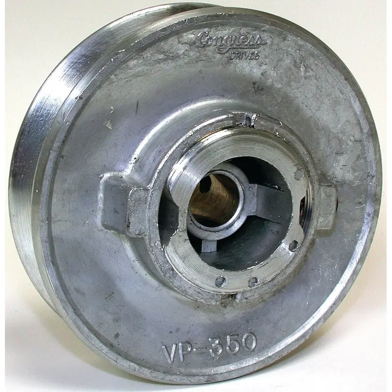 Dial 6145 Motor Pulley, 1/2 in Dia Bore, 3-1/2 in OD, Zinc