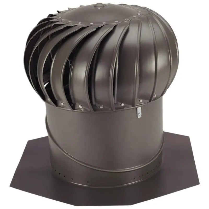 14 in. Weathered Bronze Aluminum Internally Braced Whirlybird Wind Turbine8 / each