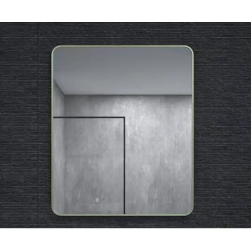 30 in. W x 36 in. H Rectangular Framed Wall Bathroom Vanity Mirror in Matte Green