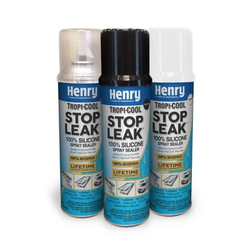880 Tropi-Cool Stop Leak 100% Silicone White Spray Sealer 14.1 oz.White