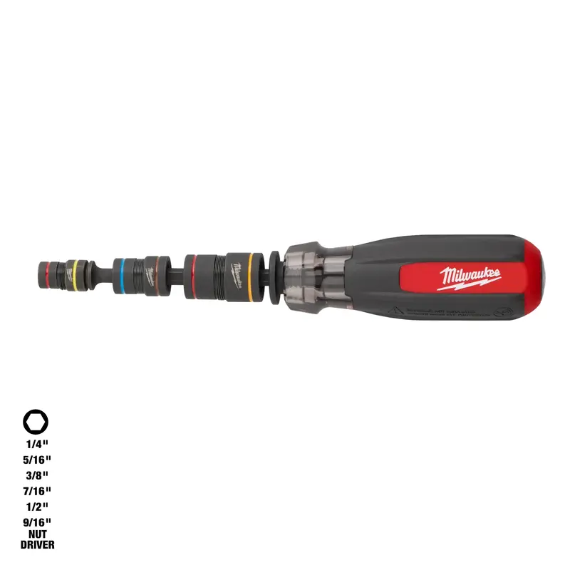 Milwaukee 48-22-2921 Multi-Nut Driver W/ SHOCKWAVE Impact Duty (flip) Magnetic Nut Drivers