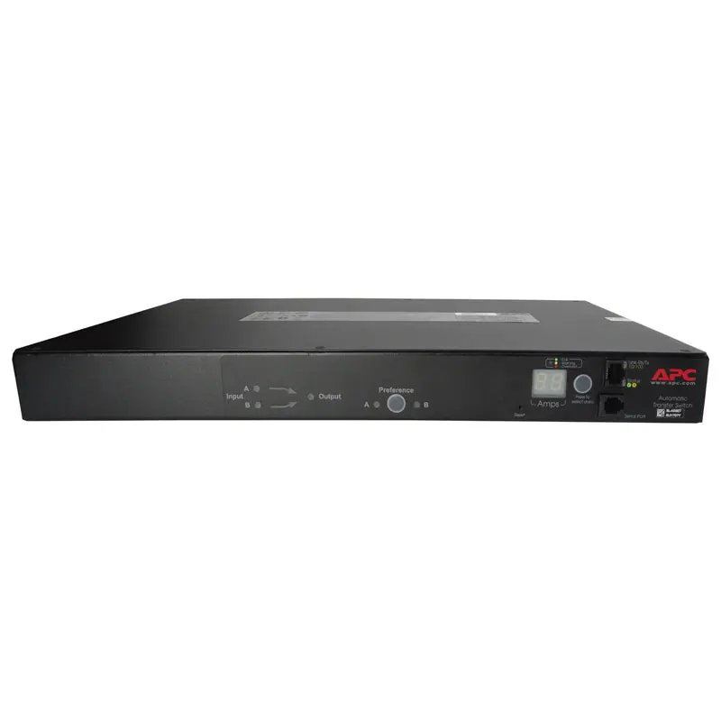 Rack ATS | 20A/208V - 16A/230V - C20 IN - (8) C13 (1) C19 OUT