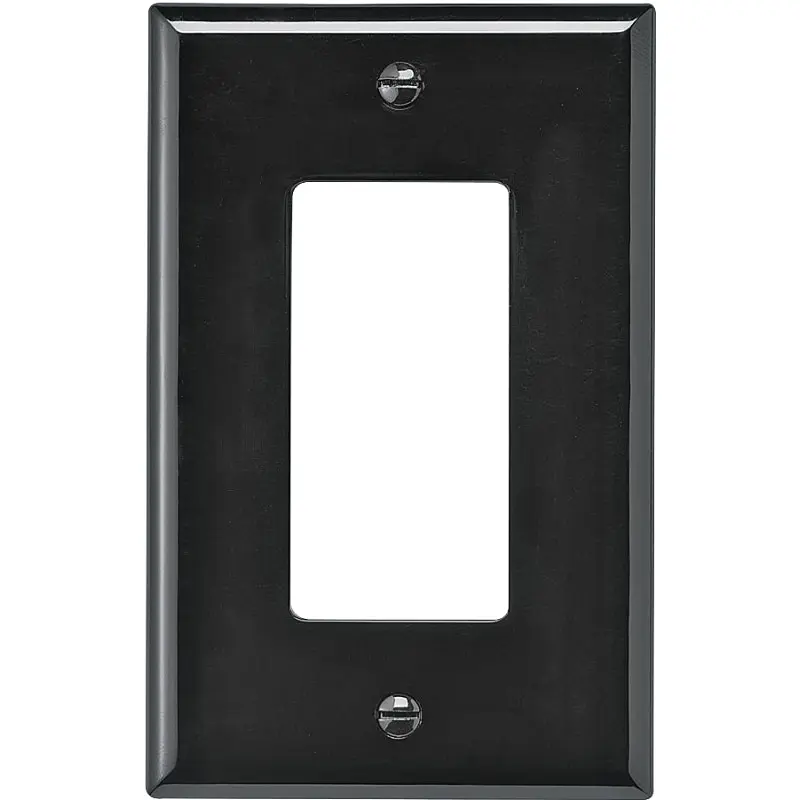 Eaton Wiring Devices PJ26B Wallplate, 4.87 in L, 3.12 in W, 1 -Gang, Polycarbonate, Brown, High-Gloss