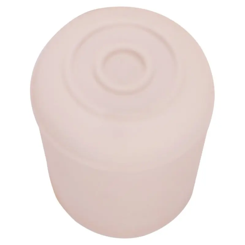 ProSource FE-50647-B Furniture Leg Tip, Round, Rubber, White, 1-1/4 in Dia, 1.7 in H