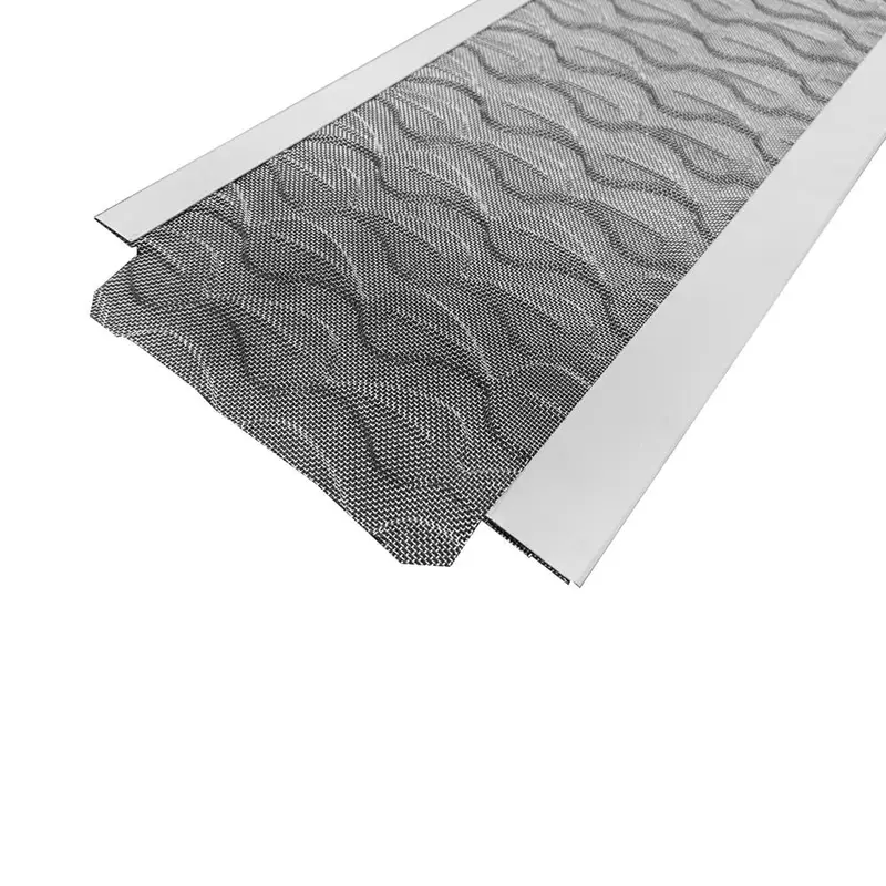 3 ft. L x 6 in. W Flex Fit Aluminum Mill Finish Gutter Guard with Stainless Steel Micro Mesh (25-Pieces Equals 75 ft.)27 / each