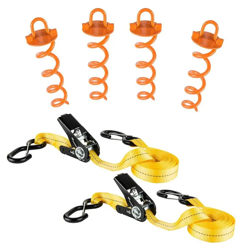 30 ft. x 1 in. Ratchet Severe Weather Tie-Down Kit (2-Pack)