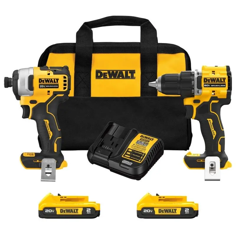 DEWALT DCK225D2 ATOMIC 20V MAX  Brushles Compact Drill/Driver and Impact Driver Combo Kit