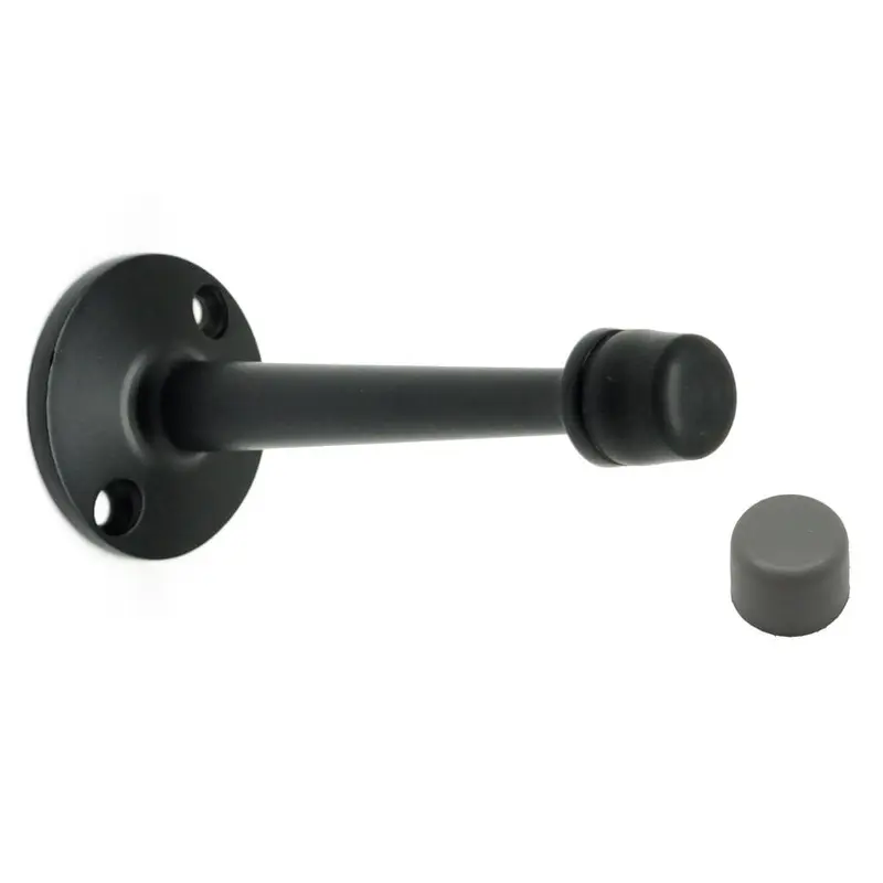 3-3/4 in. Solid Brass Projection Base Board Door Bumper StopAntique Brass / 4 oz