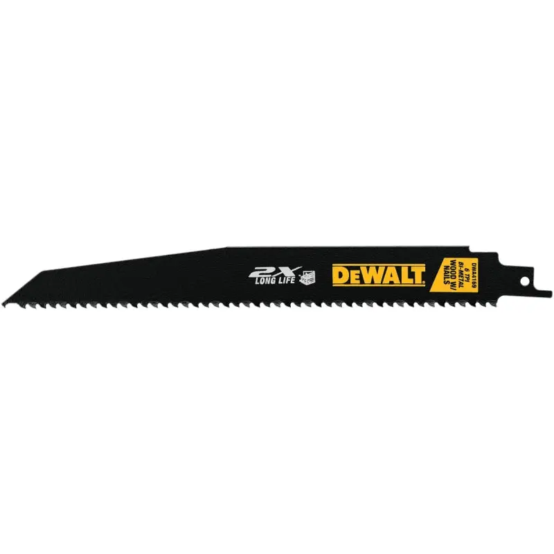 DeWALT DWA4169 Reciprocating Saw Blade, 1 in W, 9 in L, 6 TPI