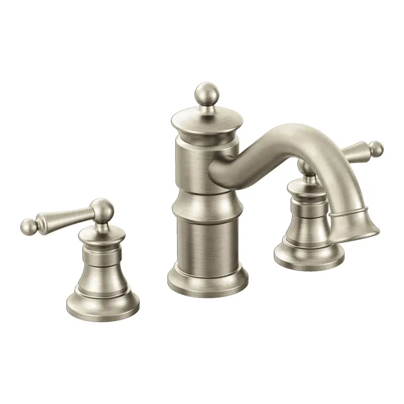 Waterhill Chrome Two-Handle High Arc Roman Tub FaucetChrome