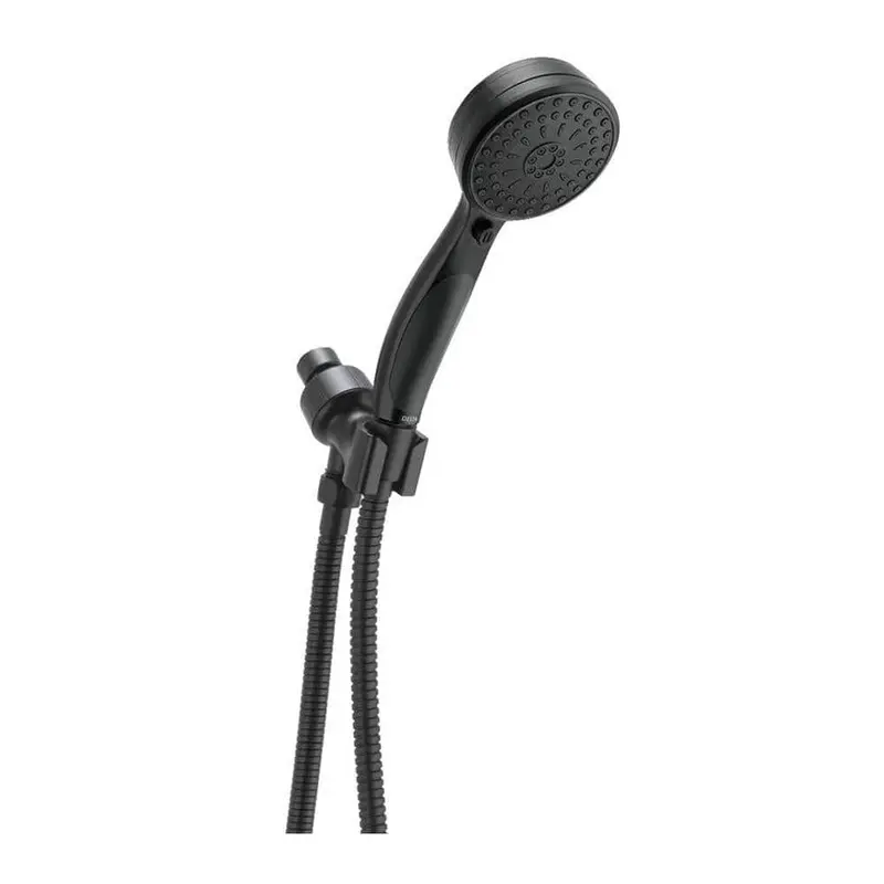 ActivTouch 9-Spray 3.6 in. Single Wall Mount Handheld Shower Head in Matte BlackChampagne Bronze / 1.735