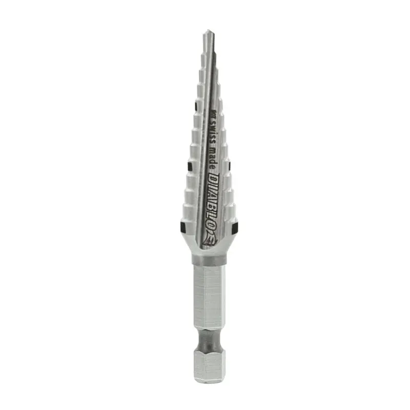 Diablo 1/4 in.  1/2 in. 13 Step Impact Step Drill Bit
