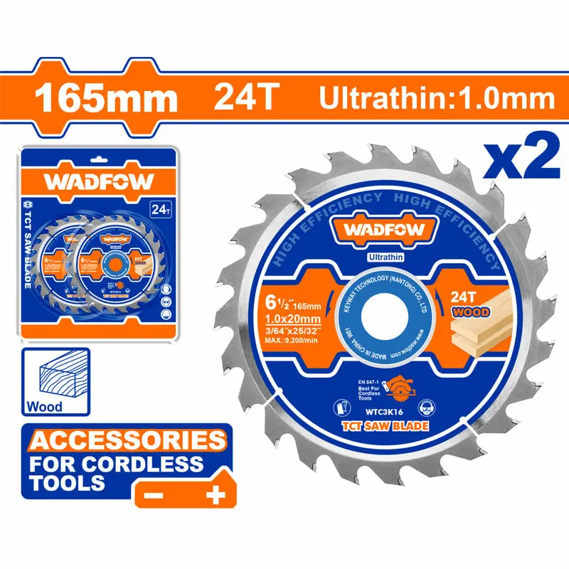 Discos 6-1/2 Ultra Fine Saw Blades