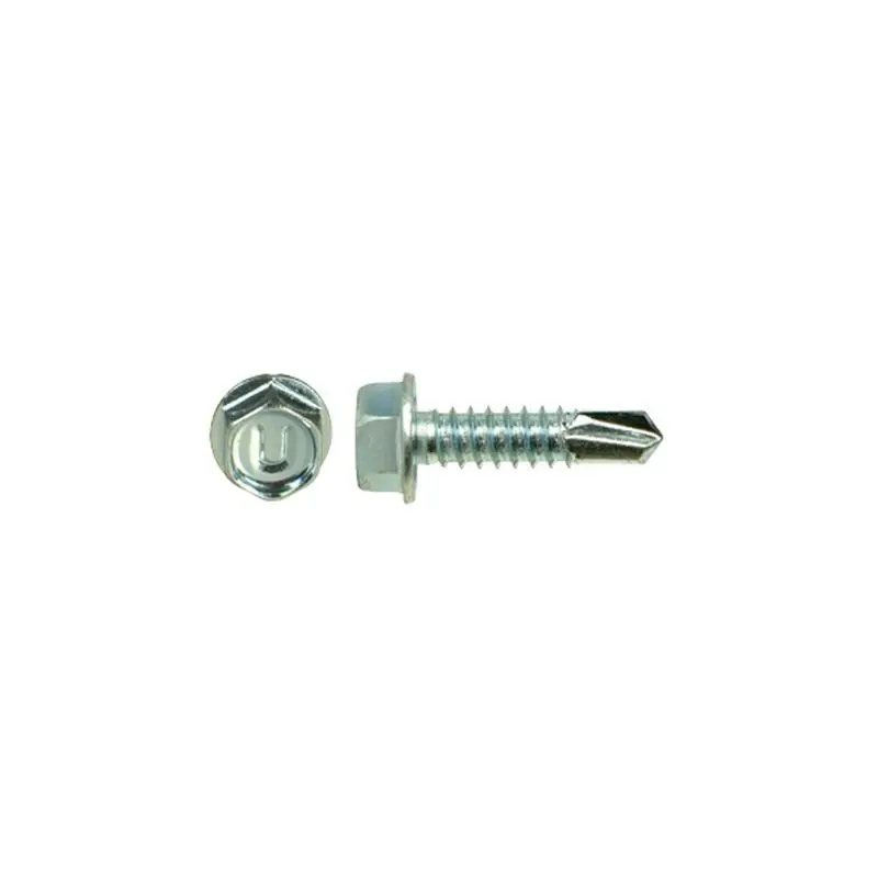 UCAN HEX WASHER HEAD - Zinc Plated Self Drilling Metal Screws (JARS)1-1/2" (QTY 500) / (8-18)
