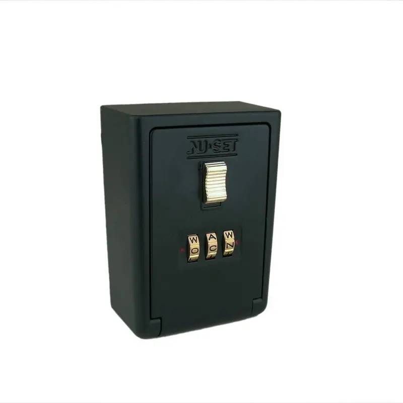 3 Letter Alpha Combination Lock Box, Wall Mount