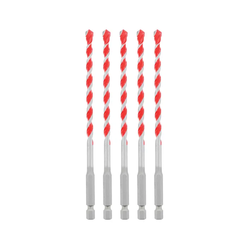 Diablo DMARG1070-P5 1/4" x 4" x 6" SPEEDemon Red Granite Carbide Tipped Hammer Drill Bits (5-Pack)