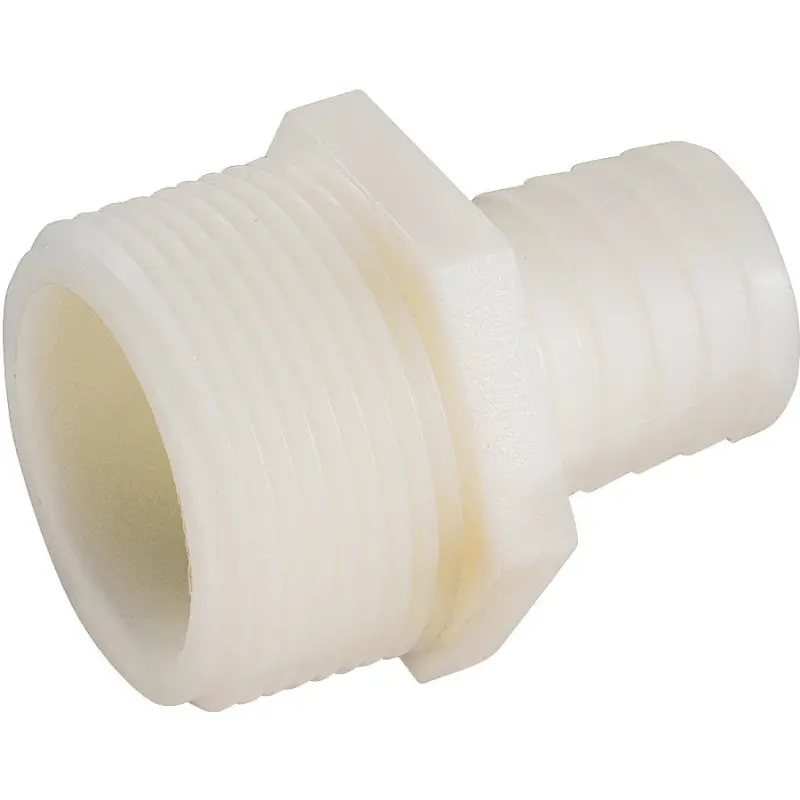 Anderson Metals 53701-0404 Connector, 1/4 x 1/4 in, MIP x Barb, Nylon
