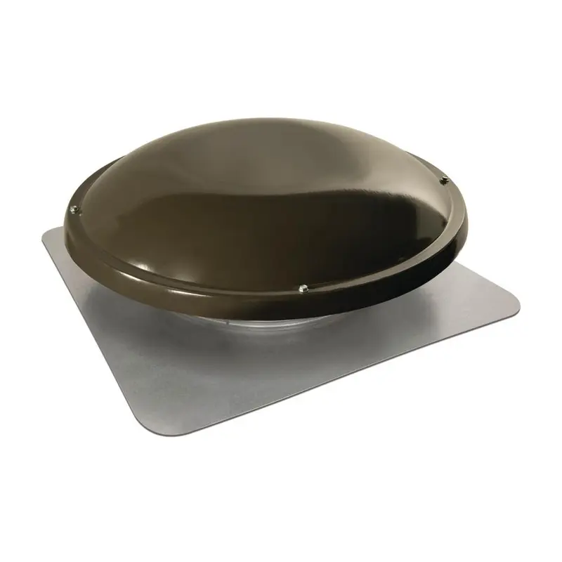 1250 CFM Weathered Wood Galvanized Steel Electric Powered Attic Fan with Thermostat Controlled1250 / Brown / 17