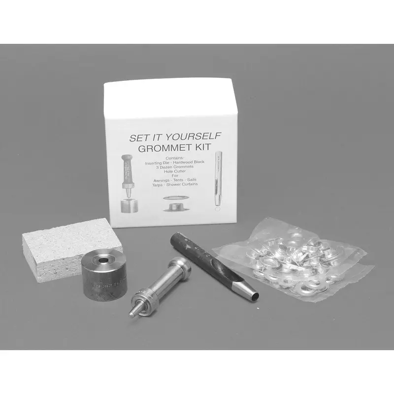 C.S. Osborne Home Grommet Kit - Nickel 1/4" - 0