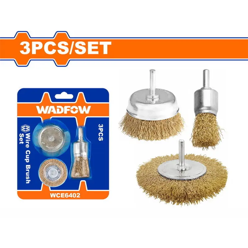 WADFOW 3 Pcs Wire Brush Set